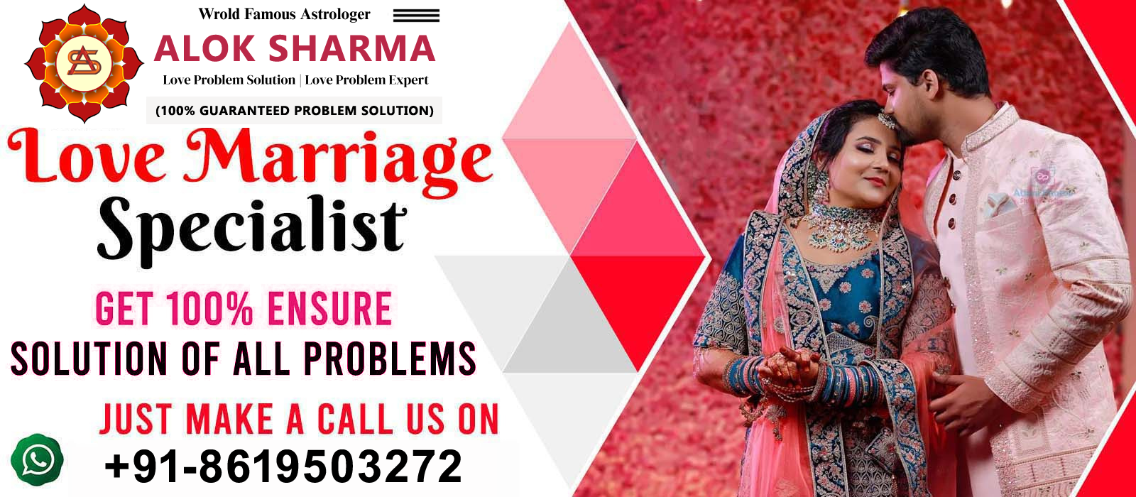  Astrologar Alok Sharma Ji +91-8619503272